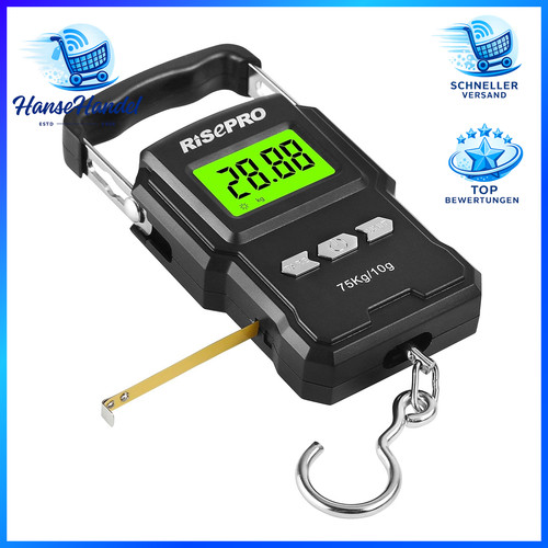 Digitale fischwaage 75kg - digitale,